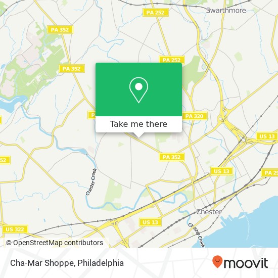 Cha-Mar Shoppe map