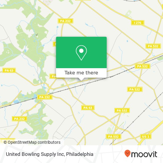 United Bowling Supply Inc map