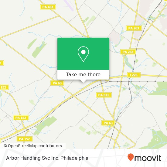 Arbor Handling Svc Inc map