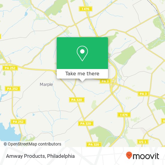 Mapa de Amway Products