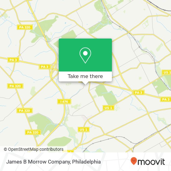 Mapa de James B Morrow Company