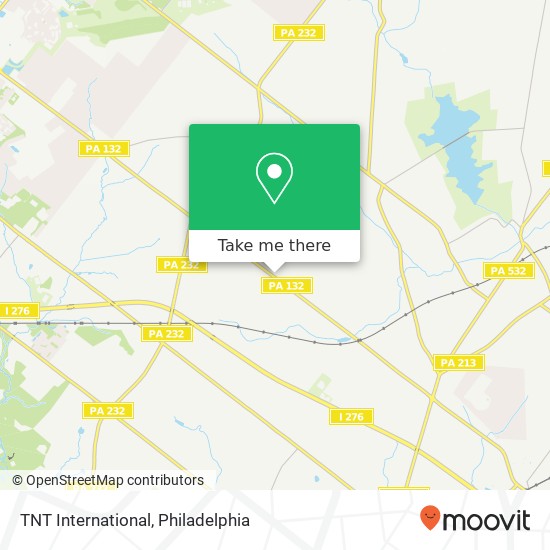 TNT International map