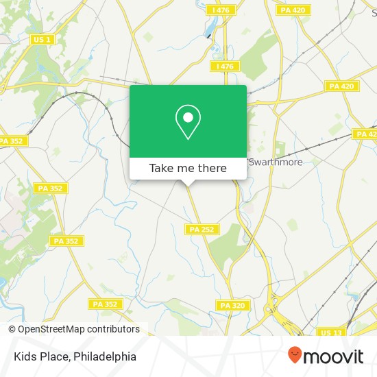 Mapa de Kids Place