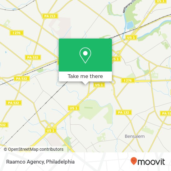 Mapa de Raamco Agency