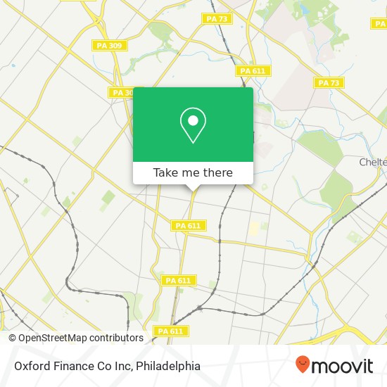 Mapa de Oxford Finance Co Inc
