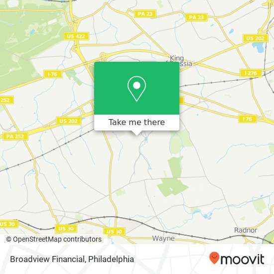 Broadview Financial map
