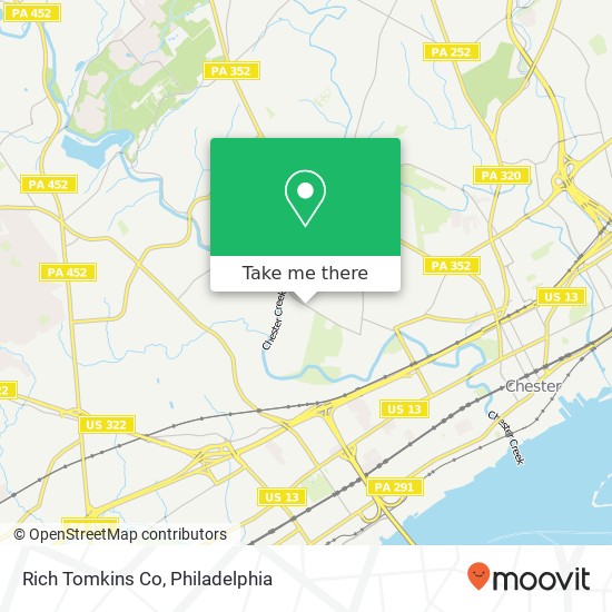 Mapa de Rich Tomkins Co