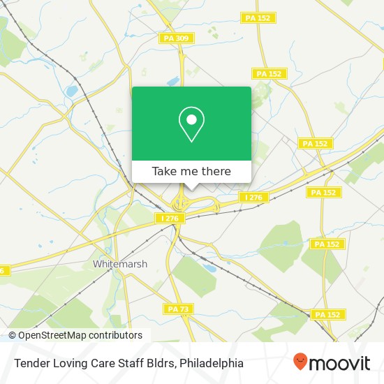 Tender Loving Care Staff Bldrs map