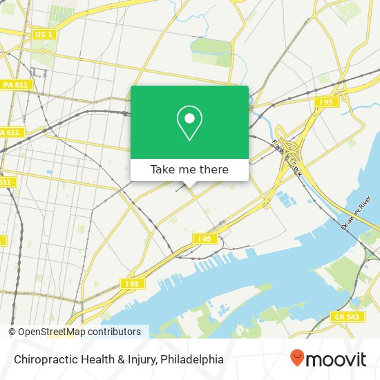 Mapa de Chiropractic Health & Injury