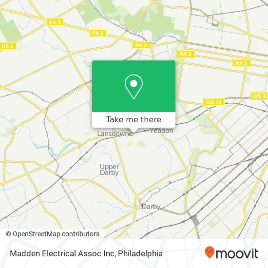Madden Electrical Assoc Inc map
