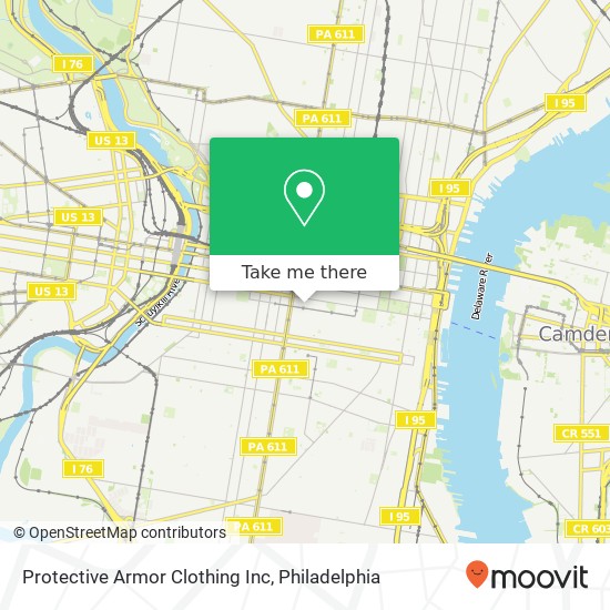 Protective Armor Clothing Inc map