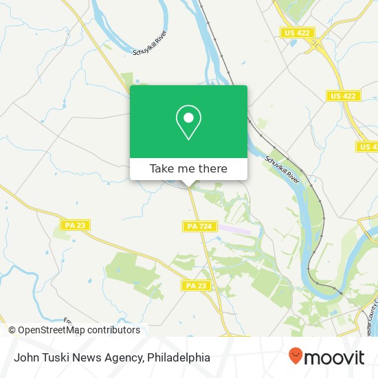 John Tuski News Agency map