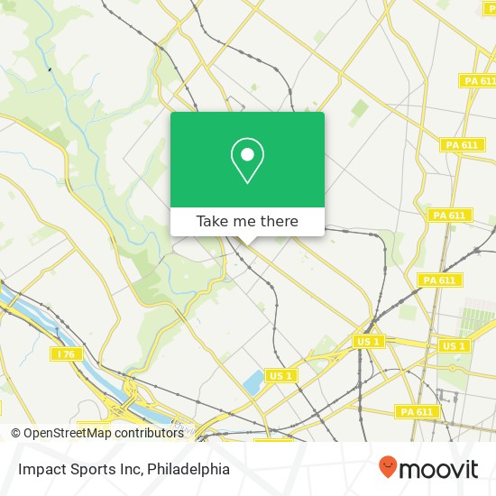 Impact Sports Inc map