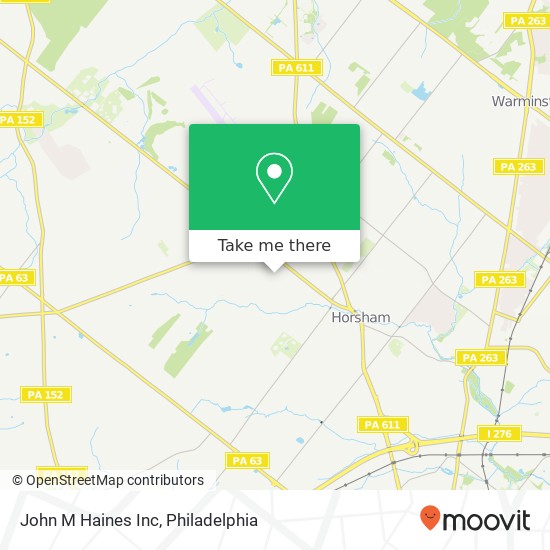 John M Haines Inc map