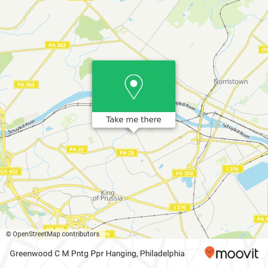 Mapa de Greenwood C M Pntg Ppr Hanging