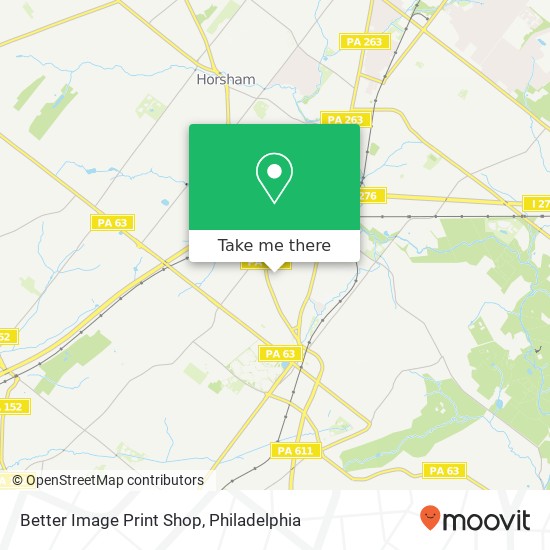 Mapa de Better Image Print Shop