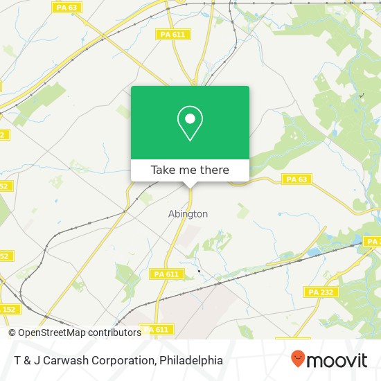 Mapa de T & J Carwash Corporation