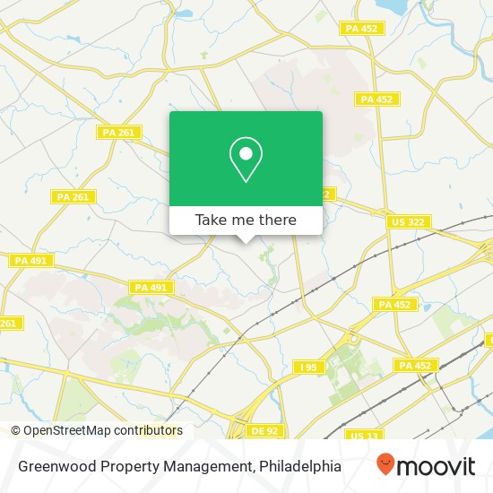 Greenwood Property Management map