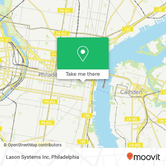 Lason Systems Inc map