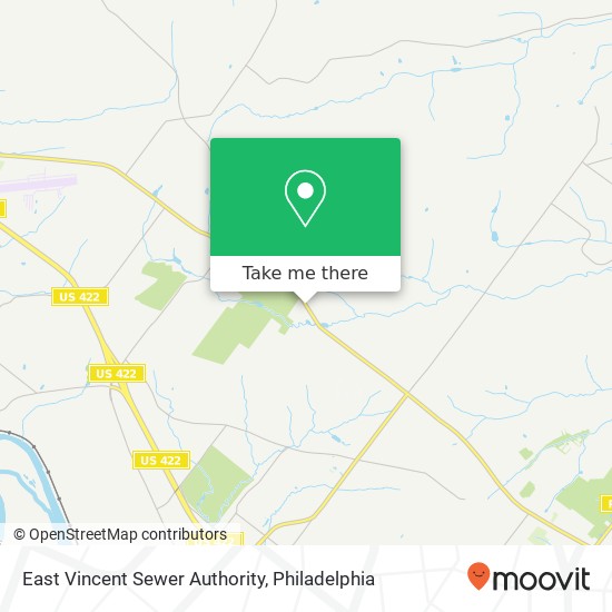 Mapa de East Vincent Sewer Authority