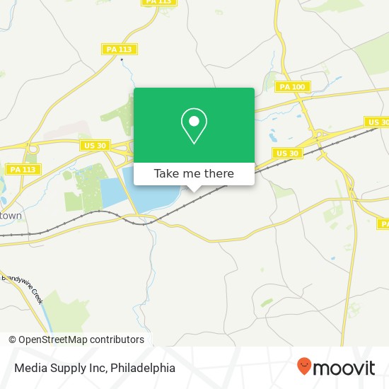 Mapa de Media Supply Inc