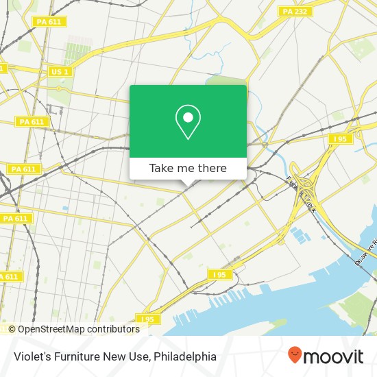 Violet's Furniture New Use map