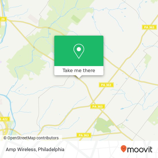 Amp Wireless map