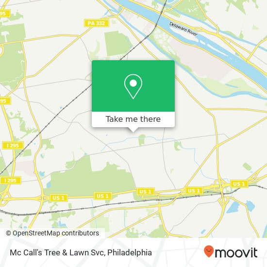 Mapa de Mc Call's Tree & Lawn Svc