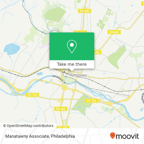 Manatawny Associate map