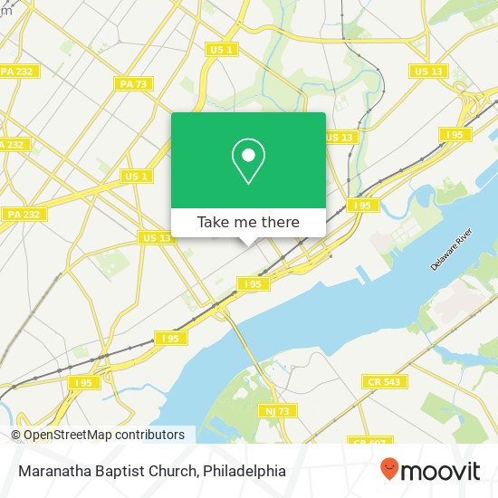 Maranatha Baptist Church map