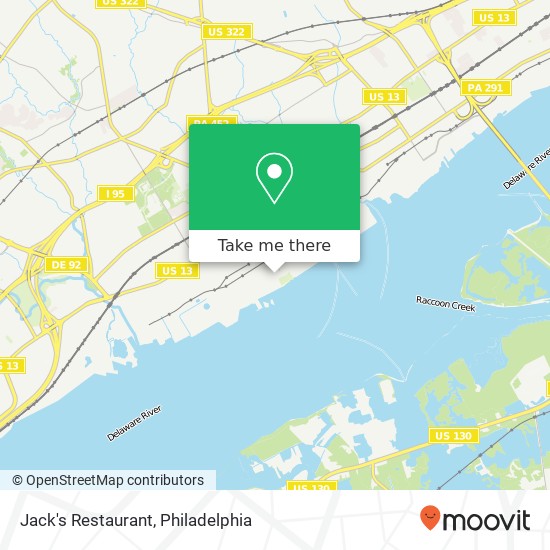 Jack's Restaurant map