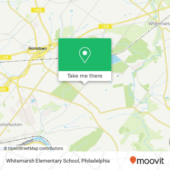 Whitemarsh Elementary School map