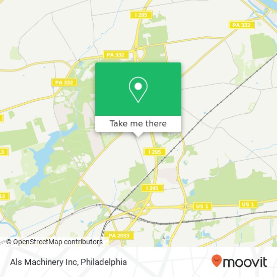 Als Machinery Inc map