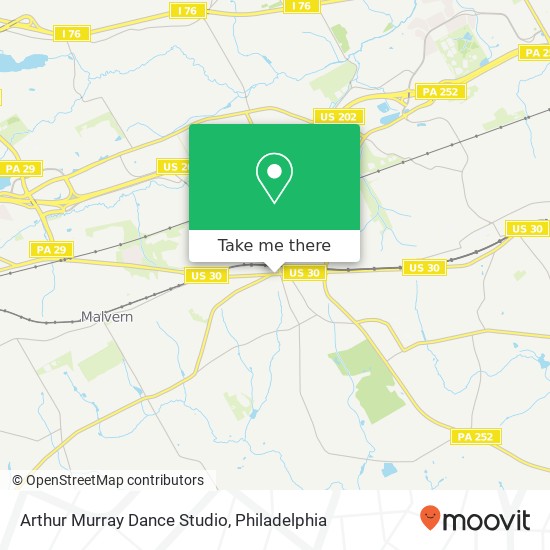 Mapa de Arthur Murray Dance Studio