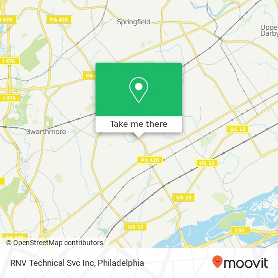 RNV Technical Svc Inc map