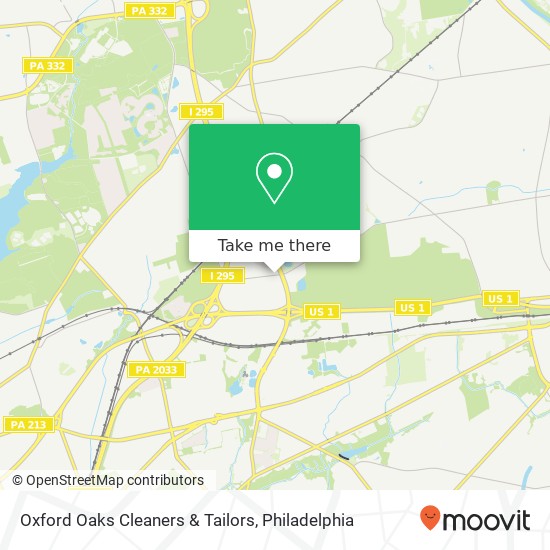 Mapa de Oxford Oaks Cleaners & Tailors