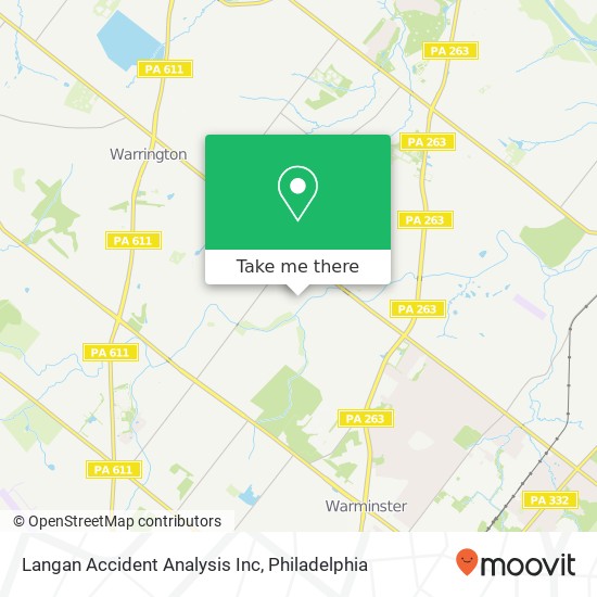 Mapa de Langan Accident Analysis Inc