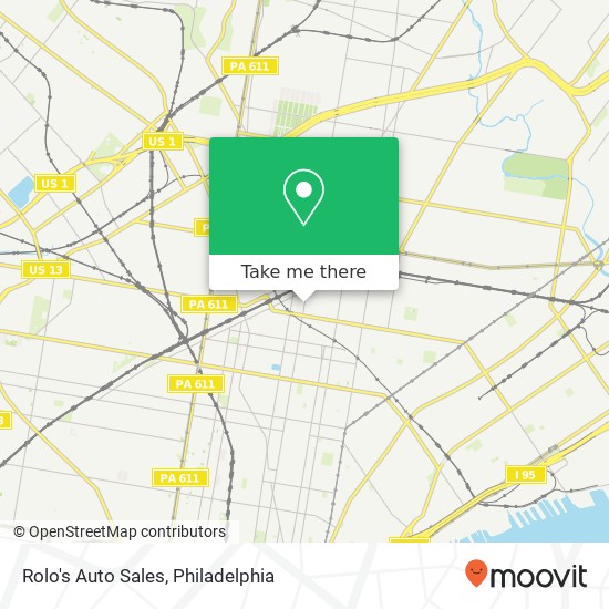 Rolo's Auto Sales map