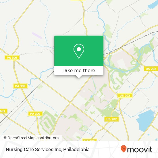 Nursing Care Services Inc map