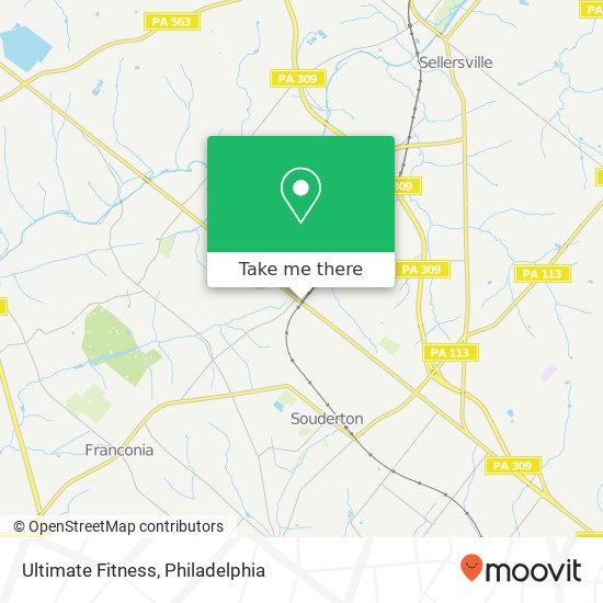 Mapa de Ultimate Fitness