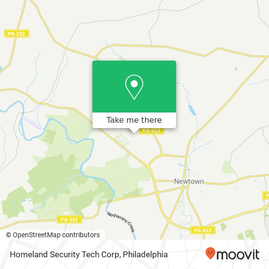 Mapa de Homeland Security Tech Corp