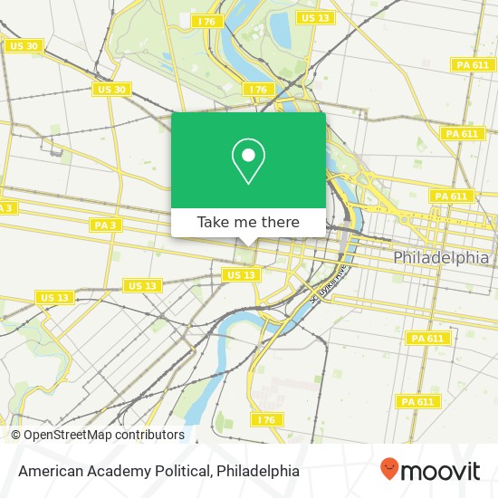 American Academy Political map