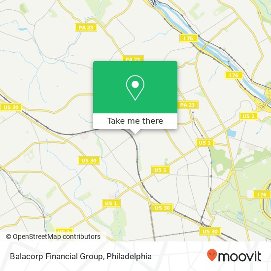 Balacorp Financial Group map