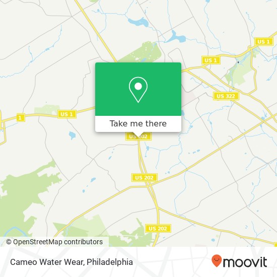 Cameo Water Wear map