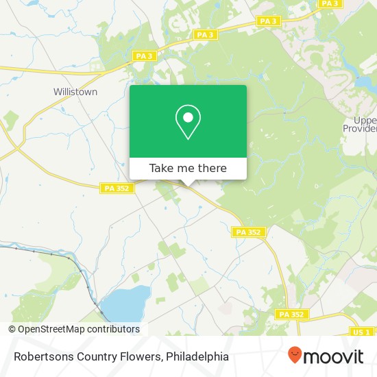 Robertsons Country Flowers map