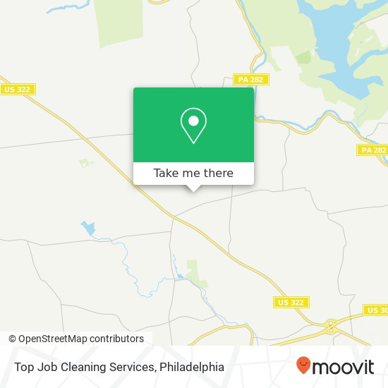 Mapa de Top Job Cleaning Services