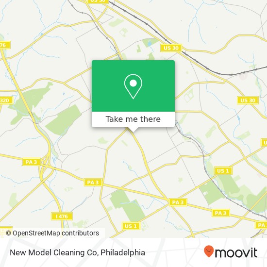 Mapa de New Model Cleaning Co