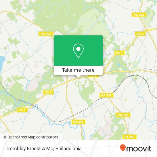 Mapa de Tremblay Ernest A MD