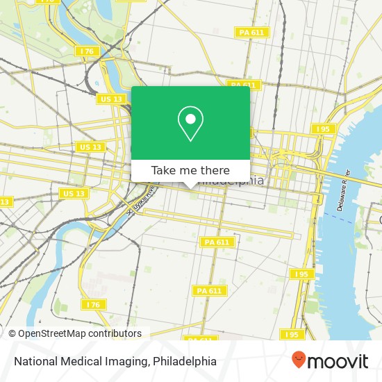 National Medical Imaging map
