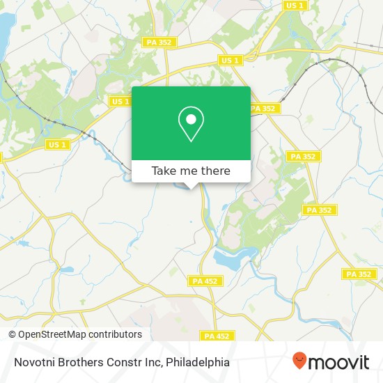 Novotni Brothers Constr Inc map